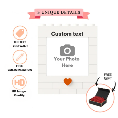 Custom Photo Block for Couples