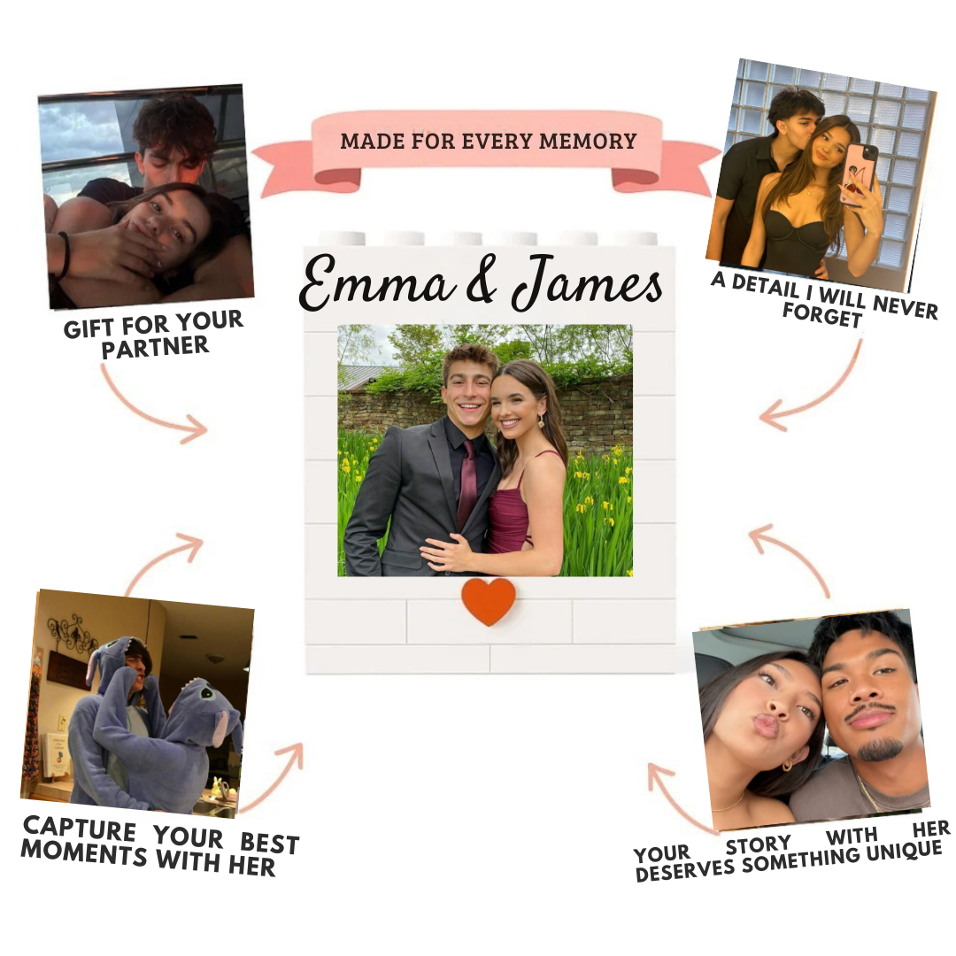 Custom Photo Block for Couples